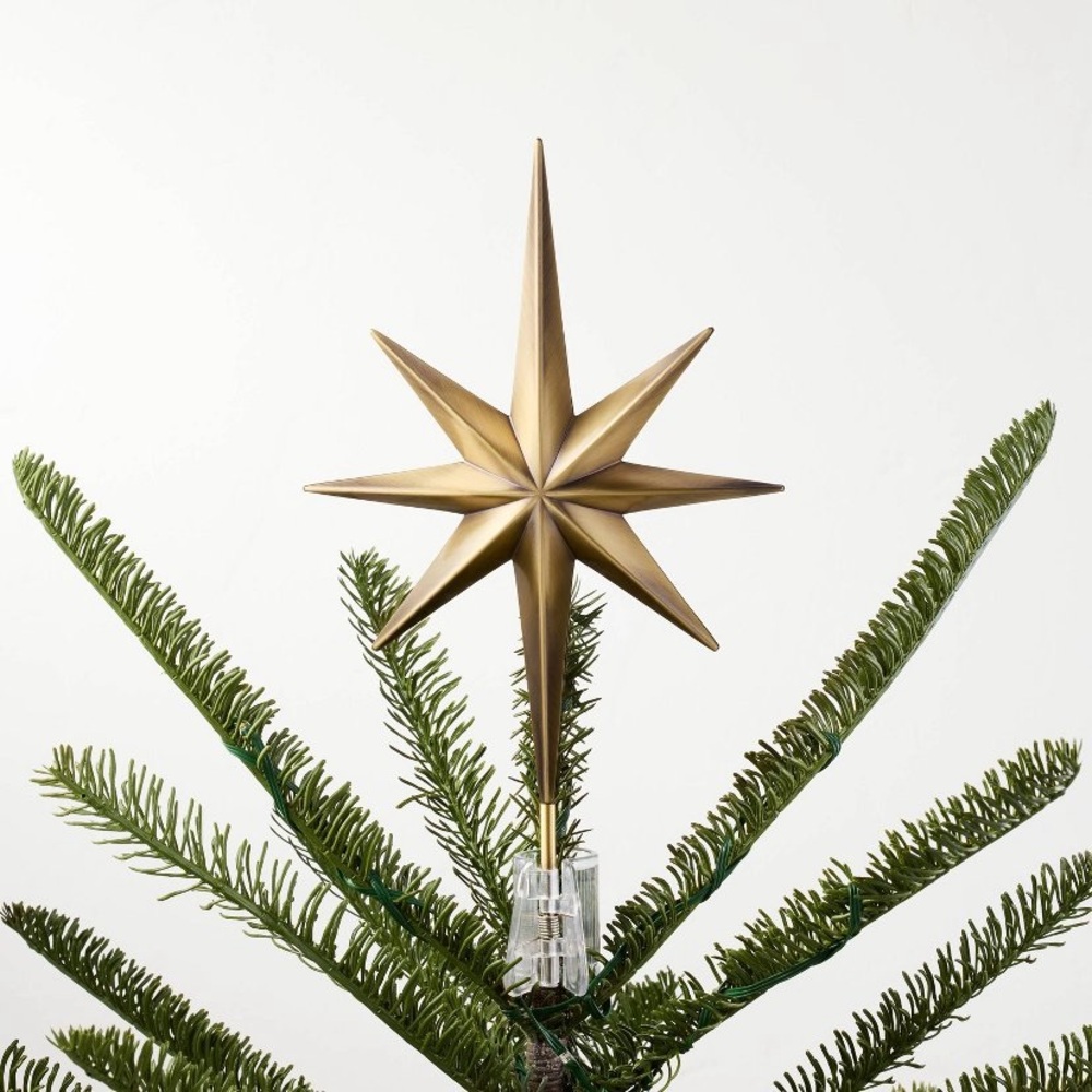 13-Inch Brass Star Tree Topper from Hearth & Hand™ with Magnolia Christmas 2025 - Picture 3 of 6